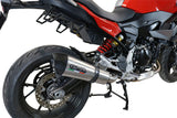 GPR Exhaust for Bmw F900XR F900R 2020-2023, GP Evo4 Titanium, Slip-on Exhaust Including Removable DB Killer and Link Pipe