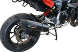 GPR Exhaust for Bmw F900XR F900R 2020-2023, Furore Evo4 Nero, Slip-on Exhaust Including Removable DB Killer and Link Pipe