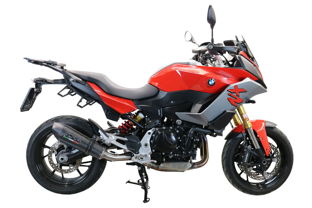 GPR Exhaust for Bmw F900XR F900R 2020-2023, GP Evo4 Poppy, Slip-on Exhaust Including Removable DB Killer and Link Pipe