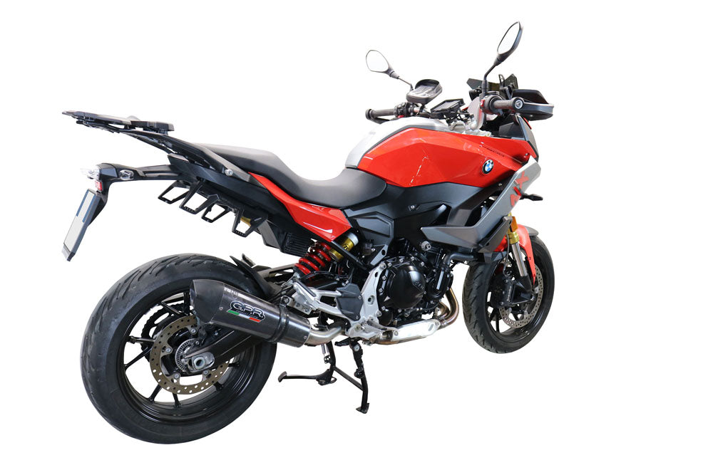 GPR Exhaust for Bmw F900XR F900R 2020-2023, GP Evo4 Poppy, Slip-on Exhaust Including Removable DB Killer and Link Pipe