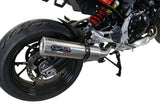 GPR Exhaust for Bmw F900XR F900R 2020-2023, M3 Titanium Natural, Slip-on Exhaust Including Removable DB Killer and Link Pipe