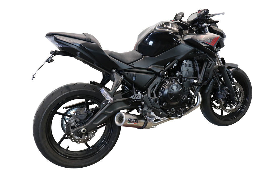 GPR Exhaust System Kawasaki Z650 ER 650 H 2017-2020, M3 Inox , Full System Exhaust, Including Removable DB Killer