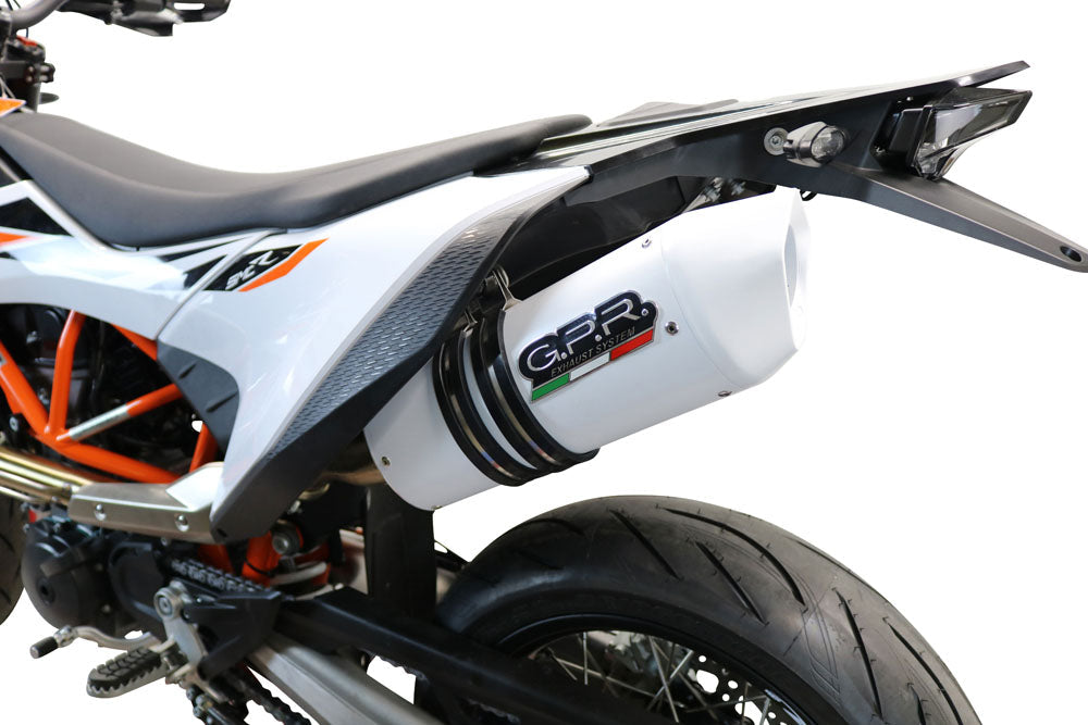 GPR Exhaust System Ktm Enduro 690 R 2019-2020, Albus Evo4, Slip-on Exhaust Including Link Pipe and Removable DB Killer