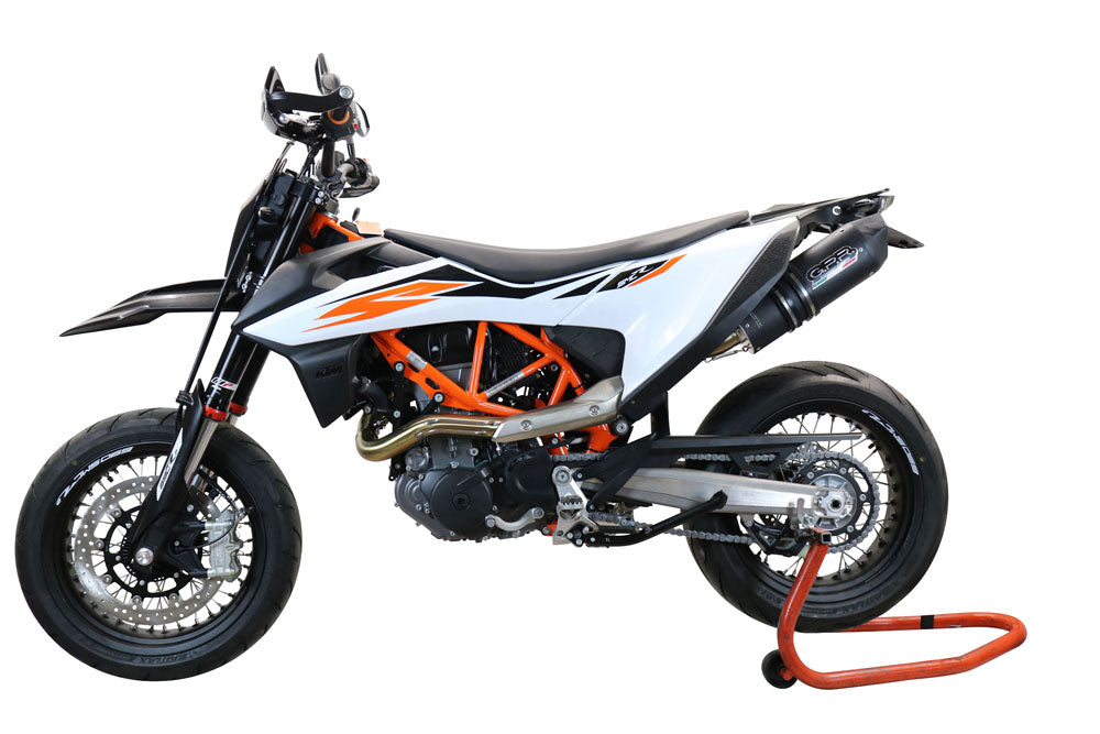 GPR Exhaust System Ktm Enduro 690 R 2019-2020, Furore Evo4 Poppy, Slip-on Exhaust Including Link Pipe and Removable DB Killer