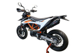 GPR Exhaust System Ktm Enduro 690 R 2021-2023, Furore Evo4 Nero, Slip-on Exhaust Including Link Pipe and Removable DB Killer