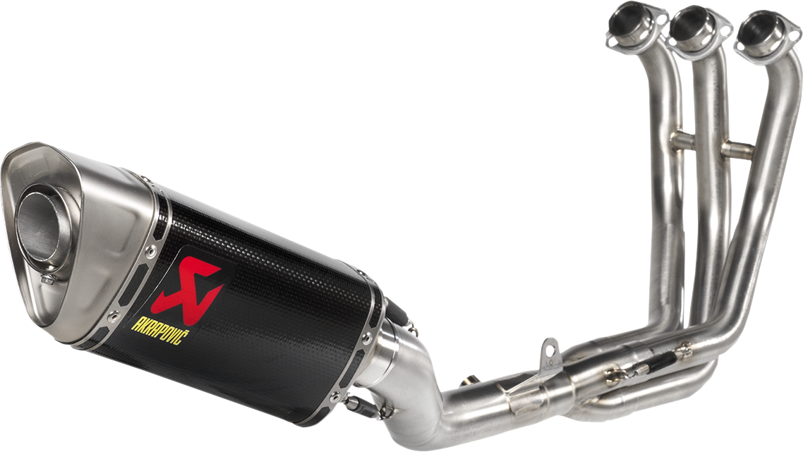 Yamaha FZ-09 MT-09 2021-2023 Exhaust, Akrapovic Race Full System Titanium and Carbon Fiber S-Y9R12-APC