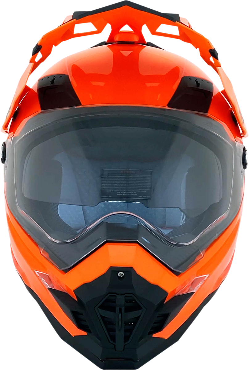 AFX FX-41DS Motorcycle Helmet - Safety Orange - Small 0110-3767