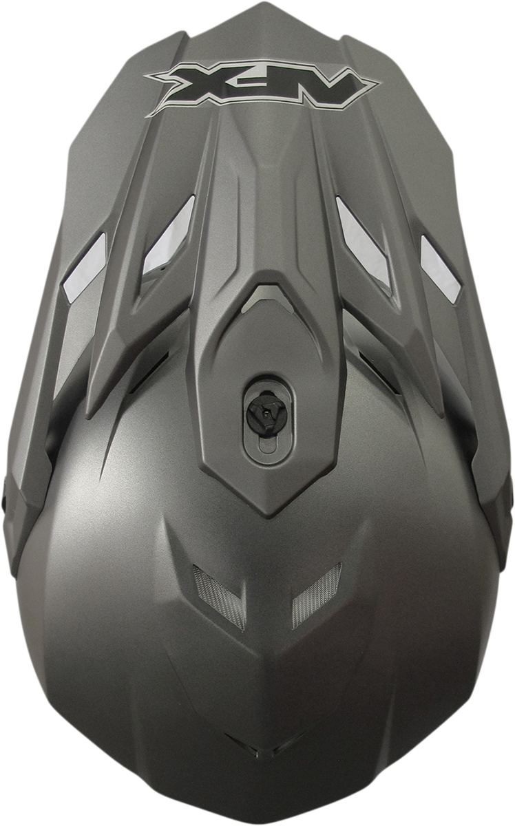 AFX FX-19R Motorcycle Helmet - Frost Gray - Large 0110-7054