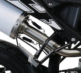 GPR Exhaust for Aprilia Rx 125 2021-2023, Furore Evo4 Nero, Slip-on Exhaust Including Link Pipe and Removable DB Killer