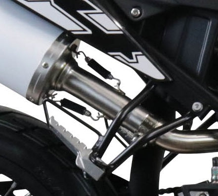 GPR Exhaust for Aprilia Sx 125 2021-2023, Furore Evo4 Poppy, Slip-on Exhaust Including Link Pipe and Removable DB Killer