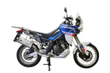 GPR Exhaust for Aprilia Tuareg 660 2021-2023, DUNE Titanium, Slip-on Exhaust Including Removable DB Killer and Link Pipe