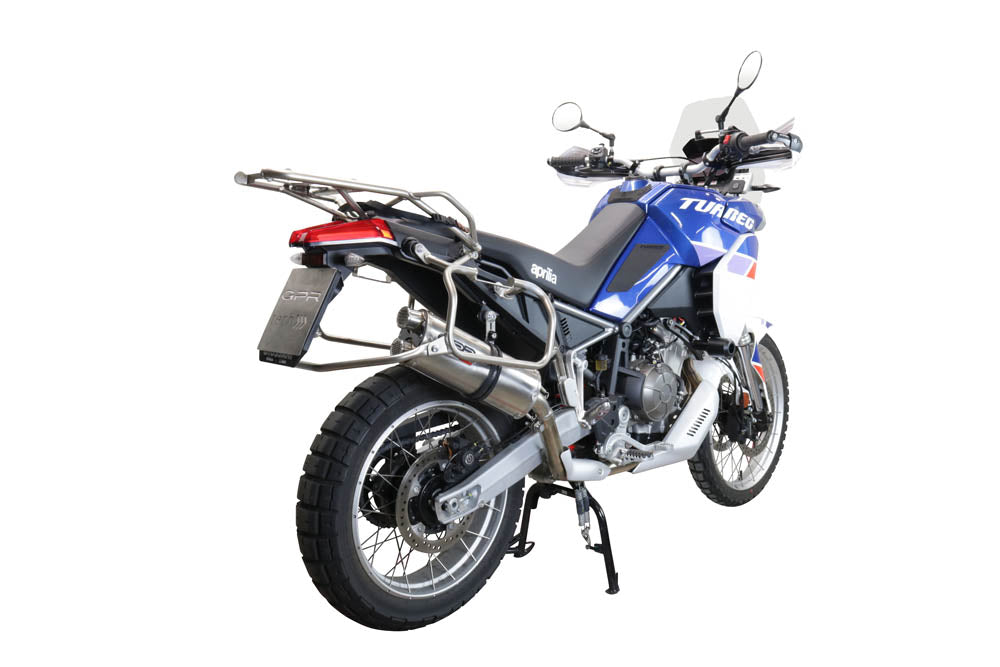 GPR for Yamaha Tenere 700 2019-2020, Dual Inox, Slip-on Exhaust Including Removable DB Killer and Link Pipe