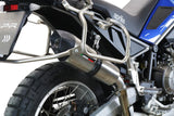 GPR Exhaust for Aprilia Tuareg 660 2021-2023, GP Evo4 Titanium, Slip-on Exhaust Including Removable DB Killer and Link Pipe