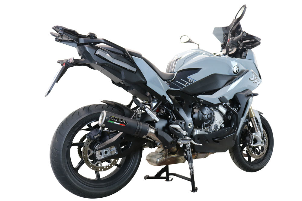 GPR Exhaust for Bmw S1000XR 2020-2023, M3 Black Titanium, Slip-on Exhaust Including Removable DB Killer and Link Pipe