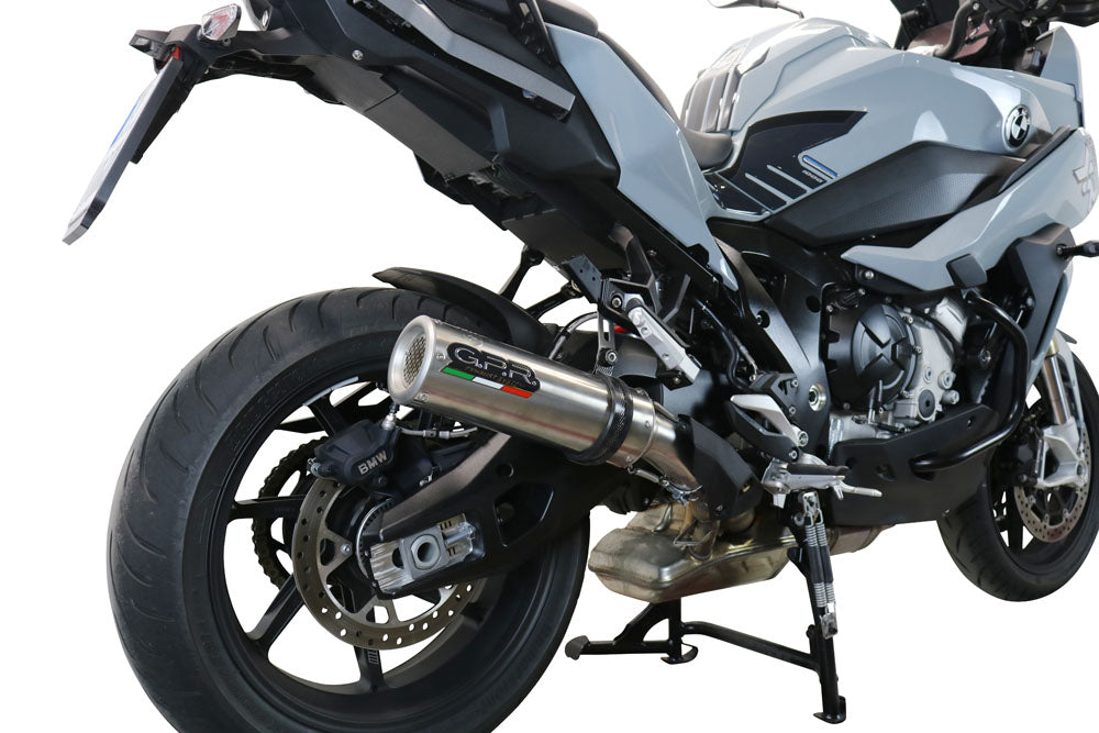 GPR Exhaust for Bmw S1000XR 2020-2023, M3 Inox , Slip-on Exhaust Including Removable DB Killer and Link Pipe