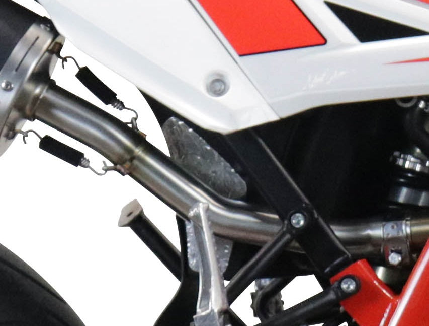 GPR Exhaust for Beta RR 125 4T Motard 2019-2020, Albus Evo4, Slip-on Exhaust Including Link Pipe and Removable DB Killer