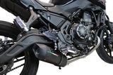 GPR Exhaust System Kawasaki Z650 ER 650 H 2017-2020, Furore Evo4 Nero, Full System Exhaust, Including Removable DB Killer