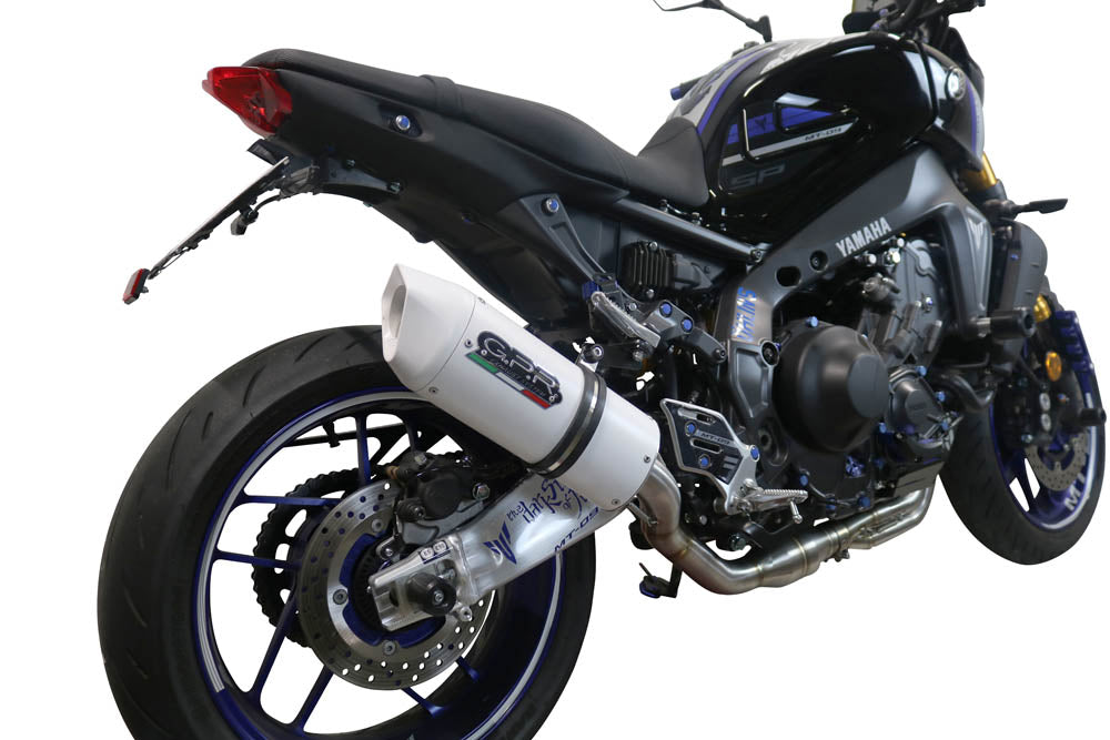 GPR Exhaust System Yamaha MT09 FJ09 2021-2023, Albus Evo4, Full System Exhaust, Including Removable DB Killer