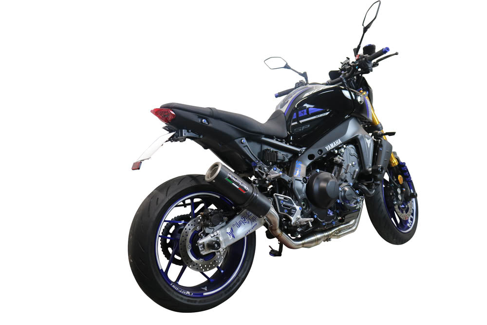 GPR Exhaust System Yamaha XSR900 2021-2023, M3 Black Titanium, Full System Exhaust, Including Removable DB Killer