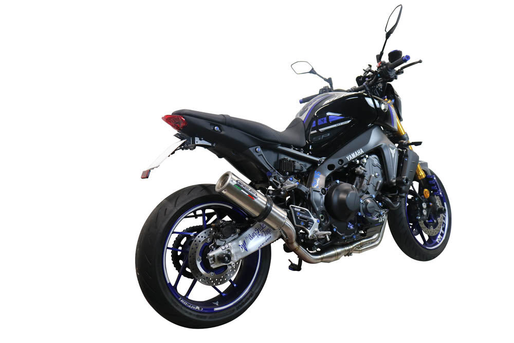 GPR Exhaust System Yamaha MT09 FJ09 2021-2023, M3 Inox , Full System Exhaust, Including Removable DB Killer