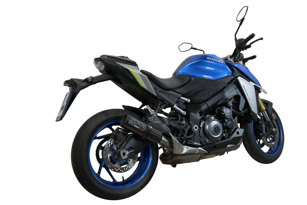 GPR Exhaust System Suzuki GSXS 1000F 2015-2016, M3 Titanium Natural, Full System Exhaust, Including Removable DB Killer