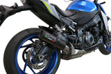 GPR Exhaust System Suzuki GSXR 1000 1000R 2021-2023, M3 Black Titanium, Slip-on Exhaust Including Removable DB Killer and Link Pipe