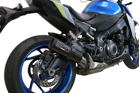 GPR Exhaust System Suzuki GSXS 1000 2015-2016, M3 Black Titanium, Full System Exhaust, Including Removable DB Killer