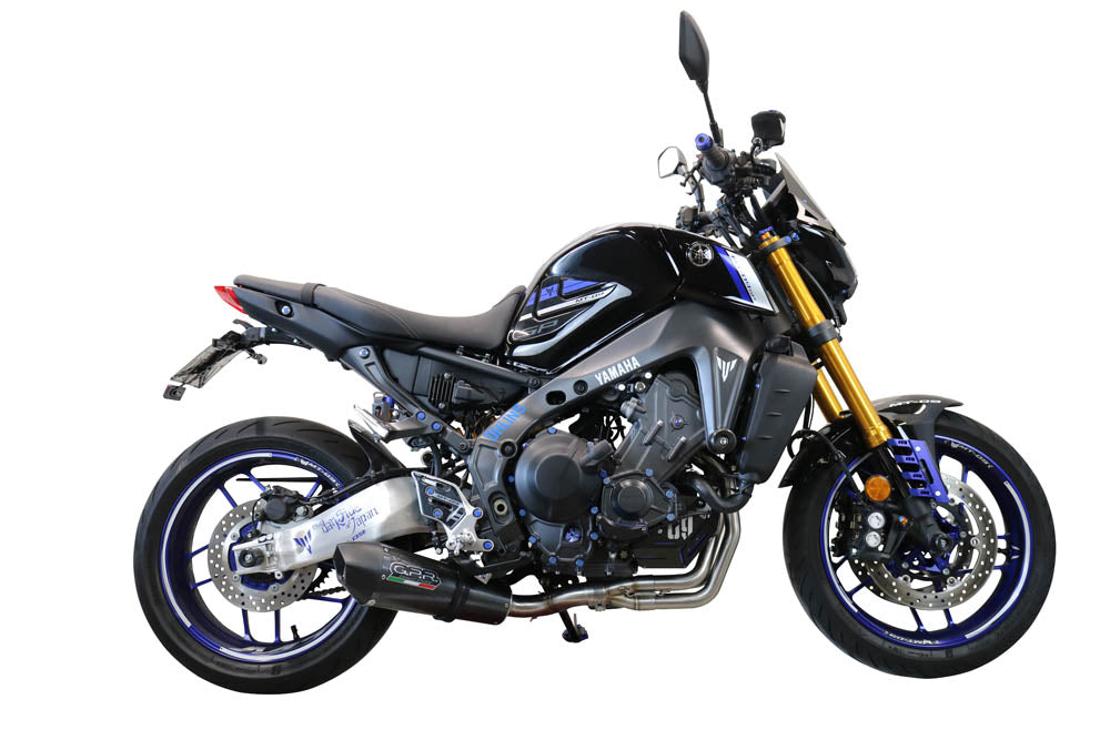 GPR Exhaust System Yamaha MT09 FJ09 2021-2023, Gpe Ann. Poppy, Full System Exhaust, Including Removable DB Killer