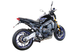 GPR Exhaust System Yamaha MT09 FJ09 2021-2023, Gpe Ann. Poppy, Full System Exhaust, Including Removable DB Killer