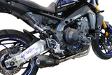 GPR Exhaust System Yamaha MT09 FJ09 2021-2023, Gpe Ann. Poppy, Full System Exhaust, Including Removable DB Killer