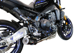 GPR Exhaust System Yamaha MT09 FJ09 2021-2023, M3 Black Titanium, Full System Exhaust, Including Removable DB Killer