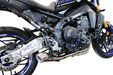 GPR Exhaust System Yamaha MT09 FJ09 2021-2023, Powercone Evo, Full System Exhaust, Including Removable DB Killer