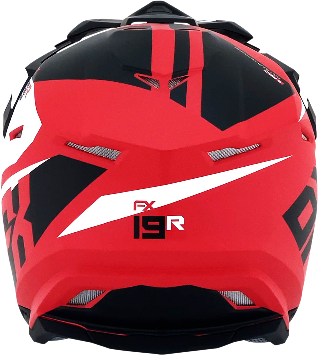 AFX FX-19R Motorcycle Helmet - Racing - Matte Red - Medium 0110-7064