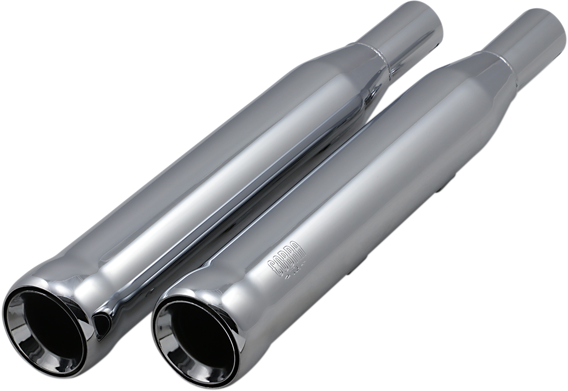 COBRA 3" Neighbor Hater Mufflers for '04-'13 XL - Chrome 6085