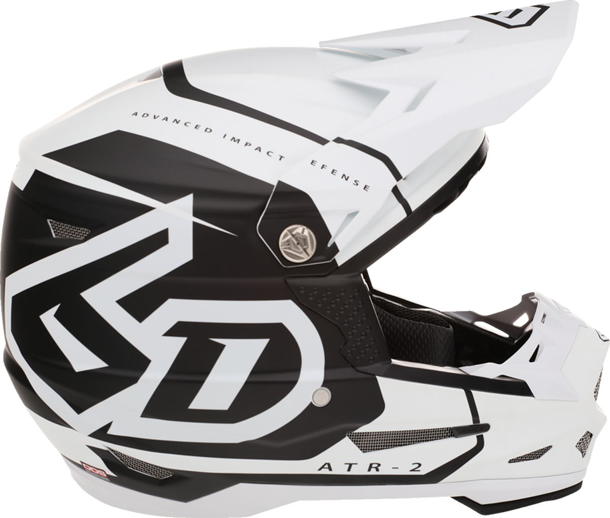 6D ATR-2 Motorcycle Helmet - Torque - White - Medium 12-3216