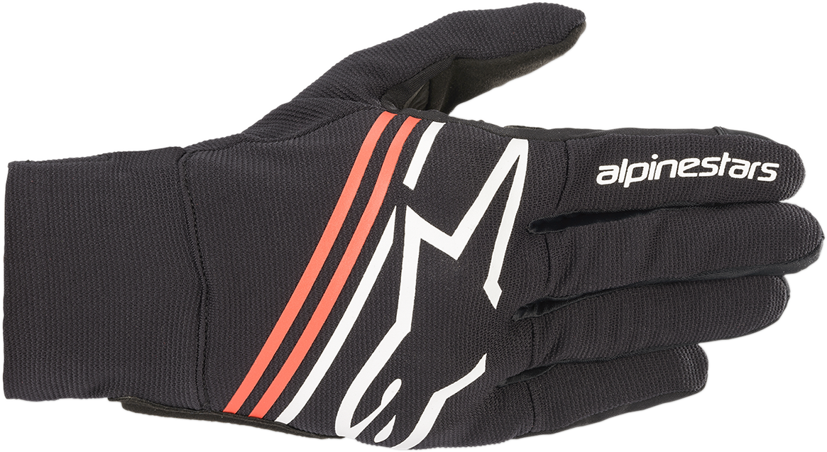 ALPINESTARS Reef Gloves - Black/White/Fluo Red - 2XL 3569020-1231-2X