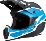 Z1R Child Rise Motorcycle Helmet - Flame - Blue - L/XL 0111-1436