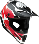 Z1R Rise Motorcycle Helmet - Flame - Red - Large 0110-7243