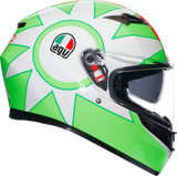 AGV K3 Motorcycle Helmet - Rossi Mugello 2018 - Medium 2118381004005M