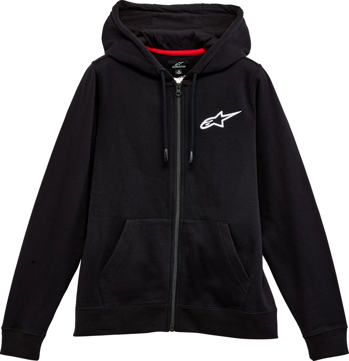 ALPINESTARS Women's Ageless Zip Hoodie - Black/White - Small 1232518001020S