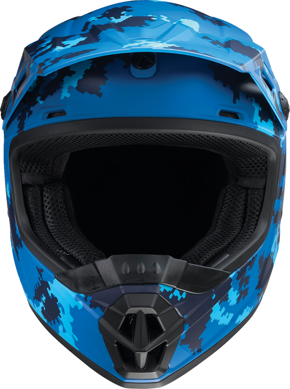 Z1R Youth Rise Motorcycle Helmet - Digi Camo - Blue - Medium 0111-1464