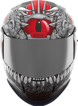 ICON Airform™ Motorcycle Helmet - Kryola Kreep - MIPS® - Silver - Medium 0101-16955