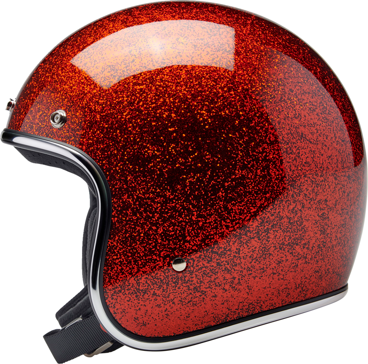 BILTWELL Bonanza Helmet - Rootbeer Megaflake - XS 1001-457-201