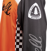 BILTWELL Good Times Jersey - Orange/Black - Large 8120-087-004