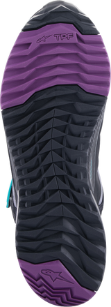 ALPINESTARS Women Stella CR-X Drystar® Shoes - Black/Gray/Teal/Purple - US 6.5 2611523137065