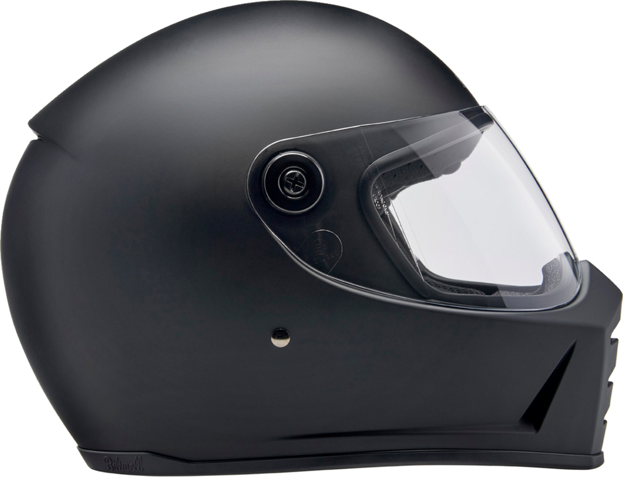 BILTWELL Lane Splitter Motorcycle Helmet - Flat Black - XS 1004-201-501