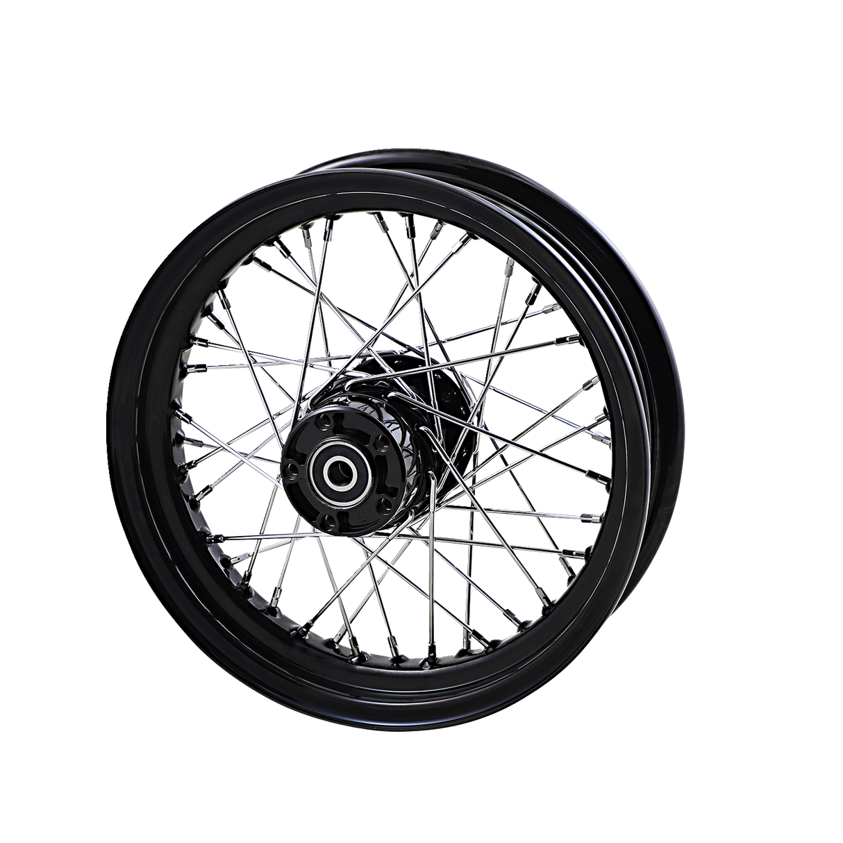 DRAG SPECIALTIES Rear Wheel - Single Disc/No ABS - Black - 16"x3.00" 64370B