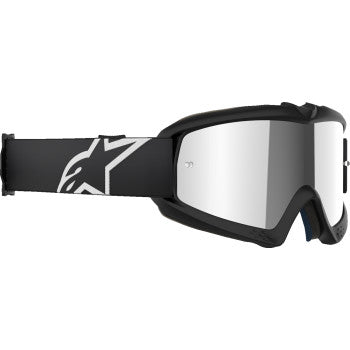 ALPINESTARS Goggles Youth Vision Goggles - Corp - Black - Silver Mirror 5140225-1456