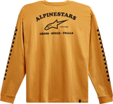 ALPINESTARS Sunday Long-Sleeve T-Shirt - Gold - Large 12137184059L