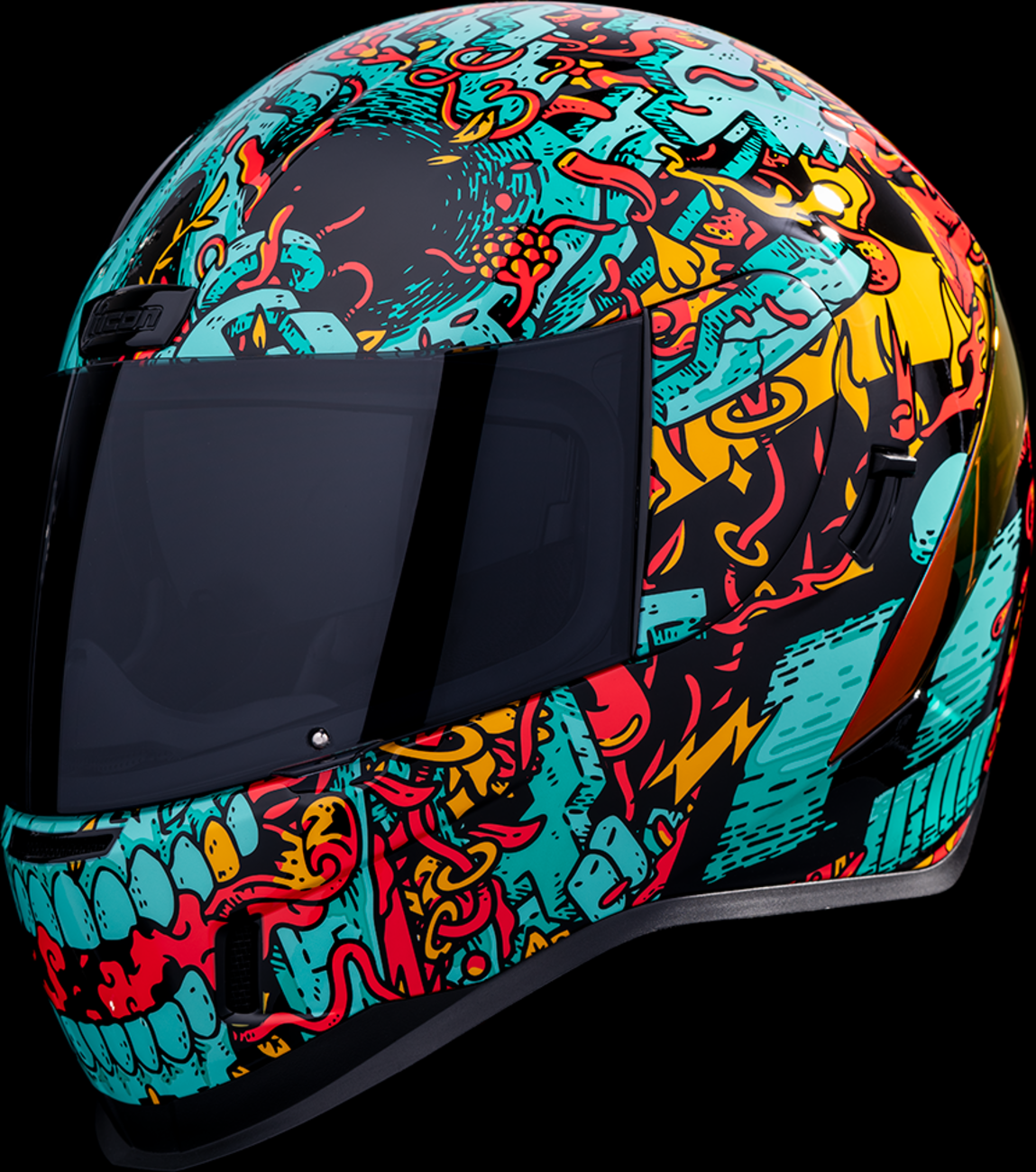 ICON Airform™ Motorcycle Helmet - Munchies - MIPS® - Blue - XS 10116967